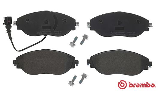 A.B.S. P 85 144 BREMBO BREMSBELÄGE, RICHTUNGSGEBUNDEN Bremsbelagsatz, Scheibenbremse